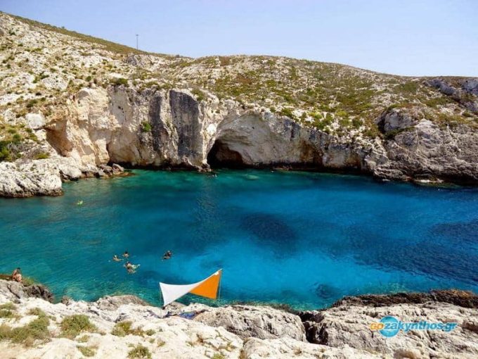 The Bay of Porto Roxa Zakynthos