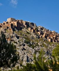 Anavatos fort on Chios island