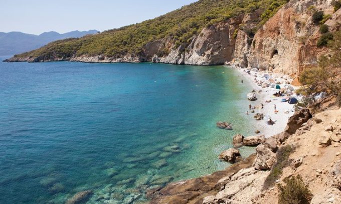 Chalikiada beach, Agistri