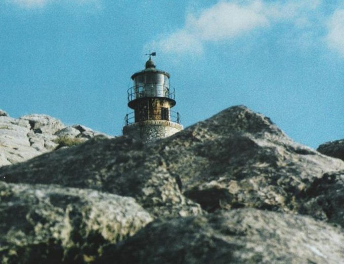 Lighthouse on Kandelioussa islet