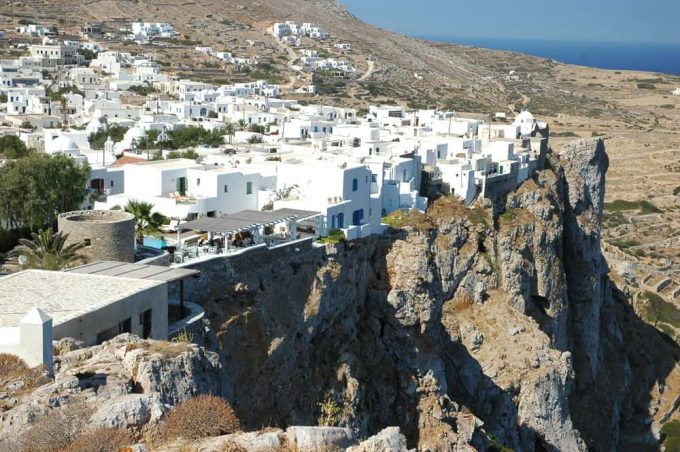 Hora Folegandros and the Castle