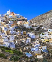 Olympos village on Karpathos island
